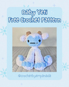 baby yeti free crochet pattern