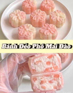 Bánh Dẻo Phô Mai Đào