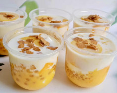 Bật Mí Công Thức Làm Chè Pudding Xoài Singapore Siêu Ngon