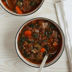 Beef Lentil Soup 🥣