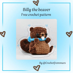 billy the beaver free crochet pattern