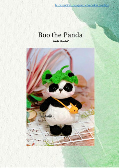 Boo the Panda crochet pattern