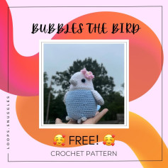 bubbles the bird free crochet pattern