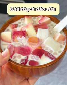 Chè Thạch Đào Sữa