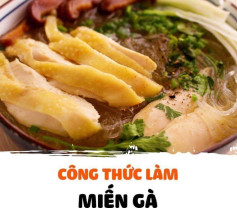 công thức làm miến gà