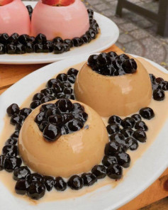 Công Thức Làm Pudding Vị Trà Sữa Trân Châu Siêu Ngon Tại Nhà