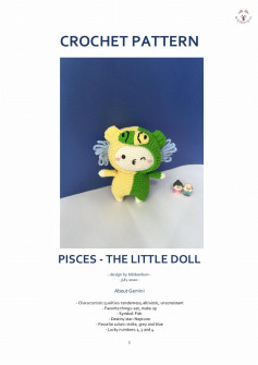 CROCHET PATTERN PISCES - THE LITTLE DOLL