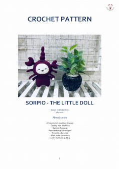 CROCHET PATTERN SORPIO - THE LITTLE DOLL