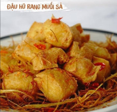 Đậu hũ rang muôi sả