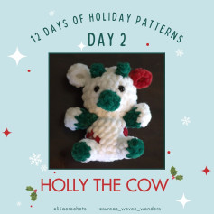 DAY 2 🎄 Holly the Cow 🤎