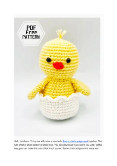 Easter chick amigurumi