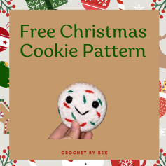 free christmas cookie pattern