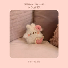 FREE CHRISTMAS/SLEEPOVER MOLANG PATTERN 🐰❄️