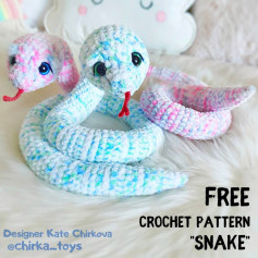 FREE CROCHET PATTERN Snake🐍