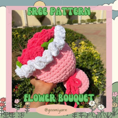 free pattern flower bouquet