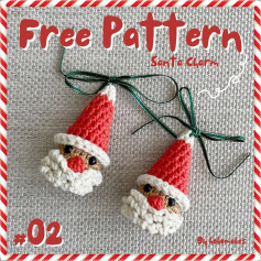 free pattern santa charm