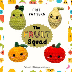 free pattern the fruit squad