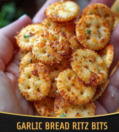 garlic bread ritz bits