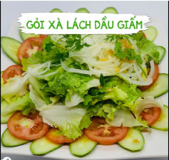 Gỏi xà lách xoong trộn dầu giấm