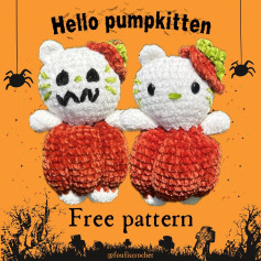 🎃 HELLO PUMPKITTEN FREE PATTERN 🎃