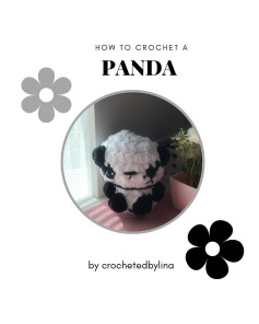 how to crochet a panda