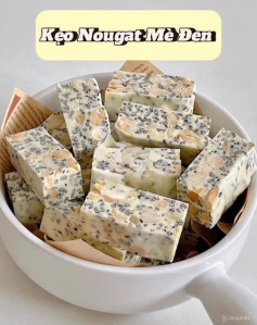 Kẹo Nougat Mè Đen