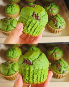 Mách Nhỏ Bạn Cách Làm Bánh Muffin Matcha Đậu Đỏ Siêu Ngon