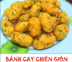 Nguyên liệu làm bánh cay chiên giòn