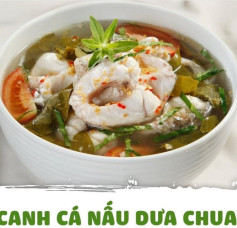 Nguyên liệu món canh cá nấu dưa chua