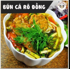 Nguyên liệu nấu bún cá rô đồng bạc hà: