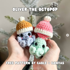 oliver the octopop free pattern