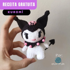 ✨ Padrão Gratuito da Kuromi✨