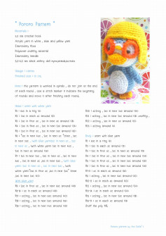 Pororo crochet Pattern