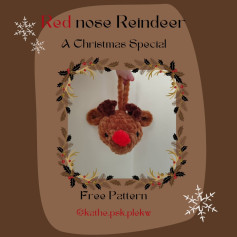 red nose reindeer christmas special free pattern