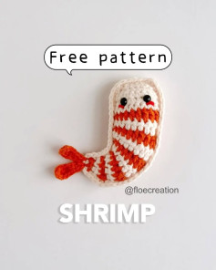 shrimp crochet pattern