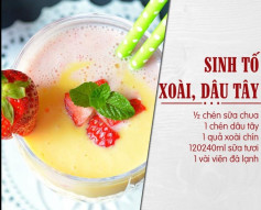 SINH TỐ XOÀI DÂU TÂY