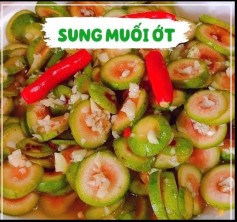 Sung muối xổi sung muối ớt