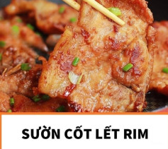 Sườn cốt lết rim mặn ngọt đưa cơm