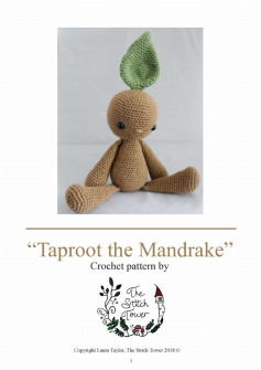 “Taproot the Mandrake” Crochet pattern