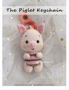 The Piglet Keychain