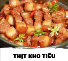 THỊT KHO TIÊU.