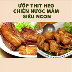 Ướp thịt heo chiên nước mắm siêu ngon.