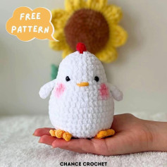 white chicken crochet pattern