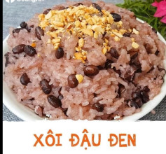 XÔI ĐẬU ĐEN xôi đỗ đen