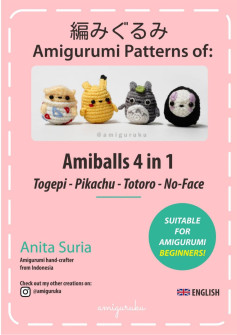 amigurumi pattern of Amiballs 4 in 1