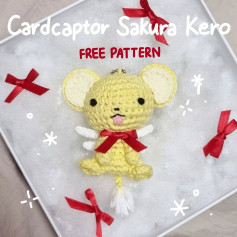 ୨୧ Cardcaptor Sakura Kero FREE PATTERN ୨୧