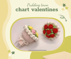 Chart bó hoa mini valentines