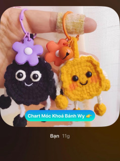 Chart Móc Khoá Bánh Quy #handmade #móclen #chart #2025