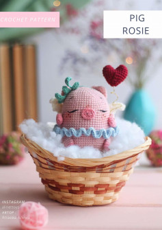 crochet pattern PIG ROSIE