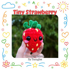 Free Amigurumi Crochet Pattern 🧶 Tiny Strawberry 🍓